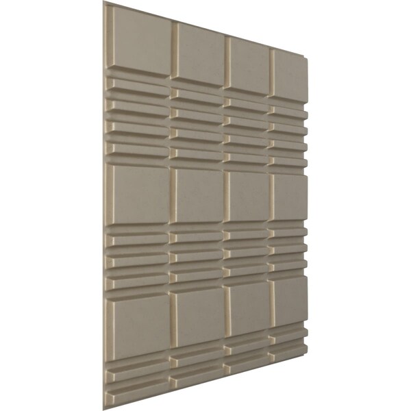 19 5/8in. W X 19 5/8in. H Stacked EnduraWall Decorative 3D Wall Panel Covers 2.67 Sq. Ft.
